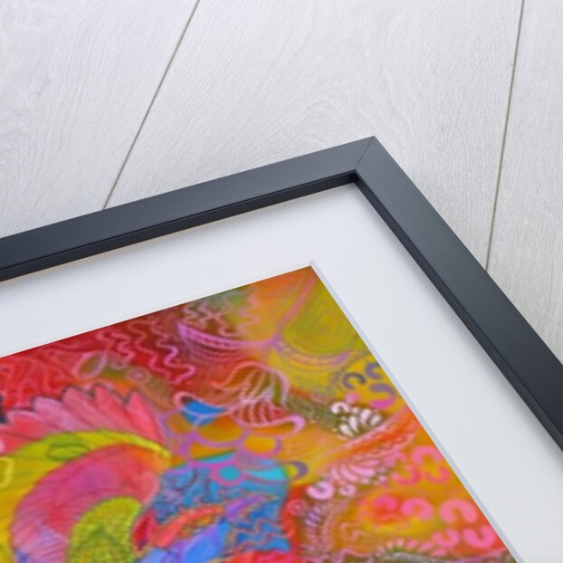 Flying Indian roller bird, 2013 by Jane Tattersfield