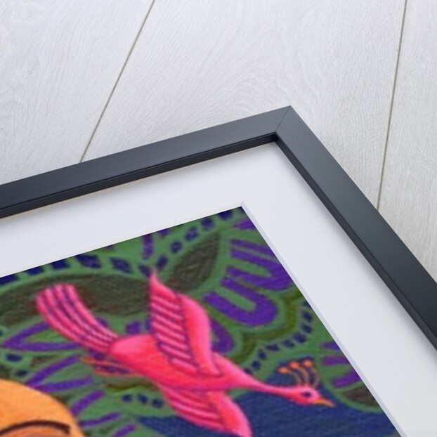 Maharani with magenta bird, 2011 by Jane Tattersfield