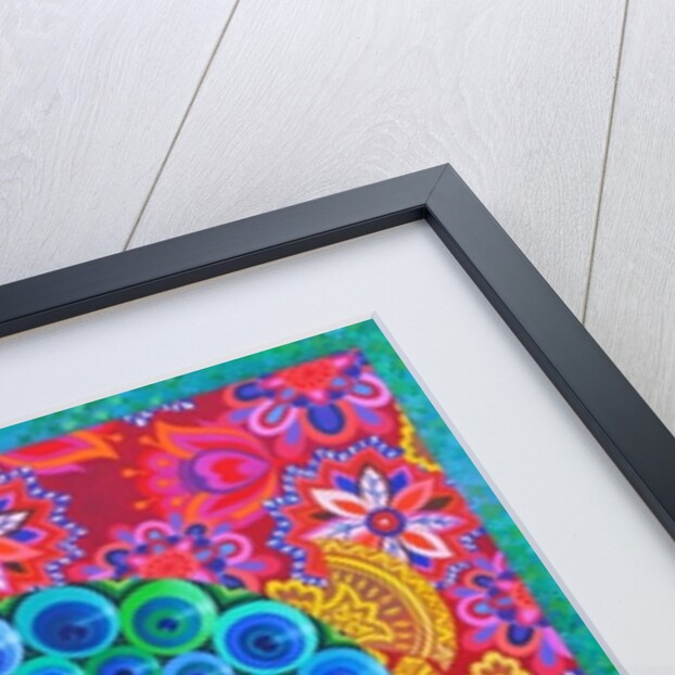 Peacock and pattern, 2015 by Jane Tattersfield