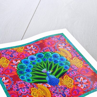 Peacock and pattern, 2015 by Jane Tattersfield