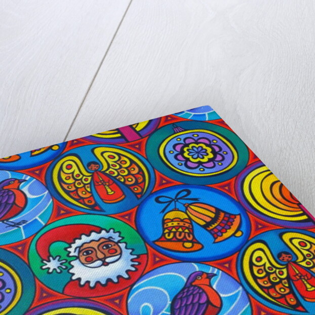 Christmas in circles, 2015 by Jane Tattersfield