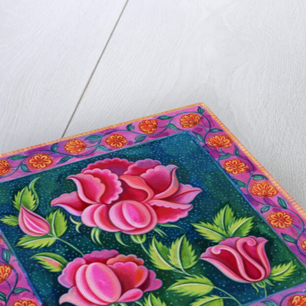 Pink flowers, 1997 by Jane Tattersfield