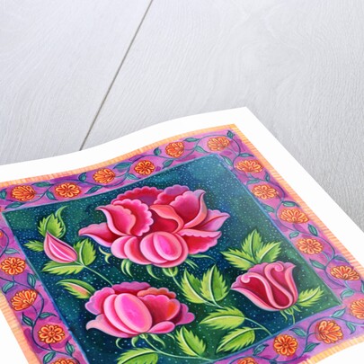 Pink flowers, 1997 by Jane Tattersfield