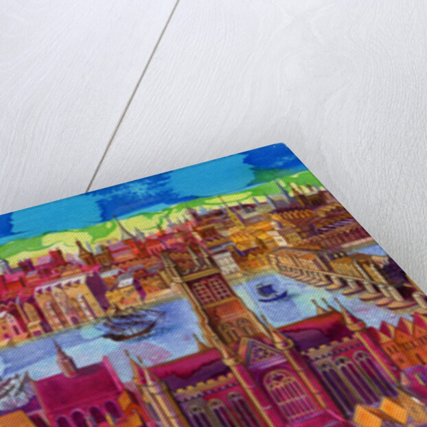 Shakespeare's Globe Theatre on the Southbank, 2006 by Jane Tattersfield