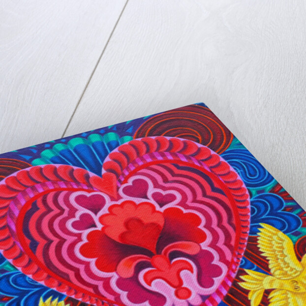 Heart and birds, 2016, by Jane Tattersfield