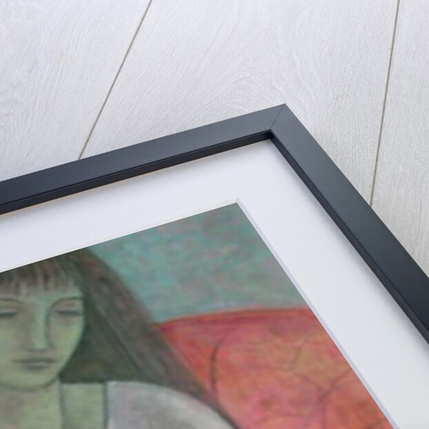 Woman with Cat by Ruth Addinall