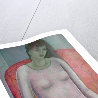 Woman with Cat by Ruth Addinall