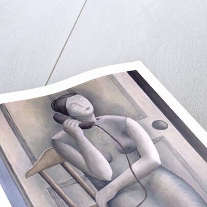 Woman on Phone, 1995 by Ruth Addinall