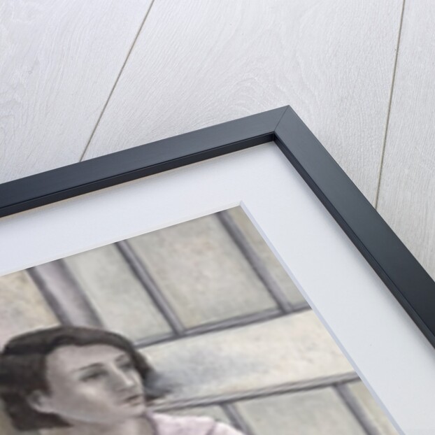 Woman Smoking at Window, 1996 by Ruth Addinall