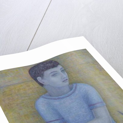 Boy with Dog, 2016 by Ruth Addinall