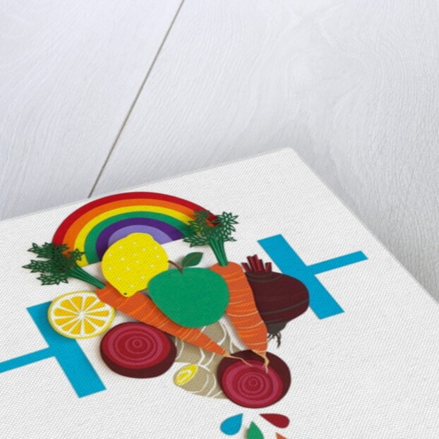Eat the Rainbow, 2016, paper by Isobel Barber