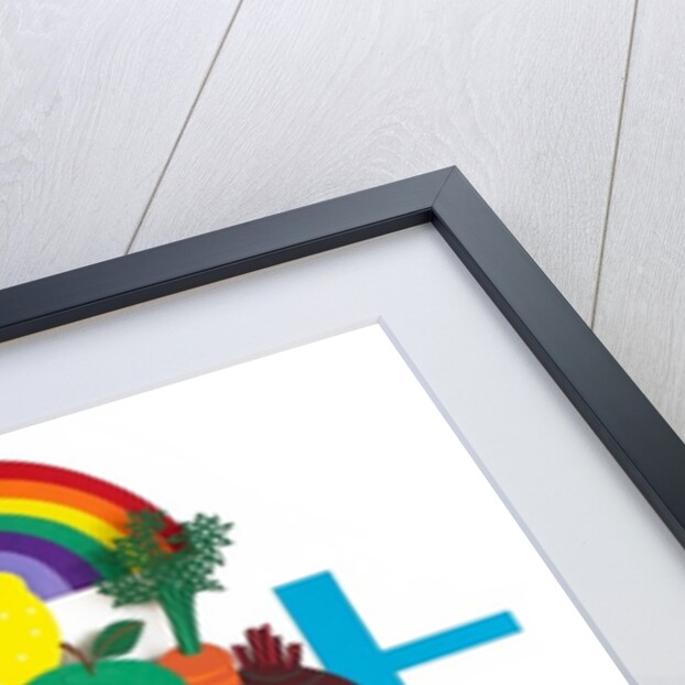 Eat the Rainbow, 2016, paper by Isobel Barber