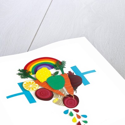 Eat the Rainbow, 2016, paper by Isobel Barber