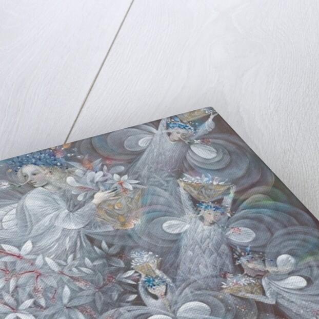 The white hibiscus, 2009 by Annael Anelia Pavlova