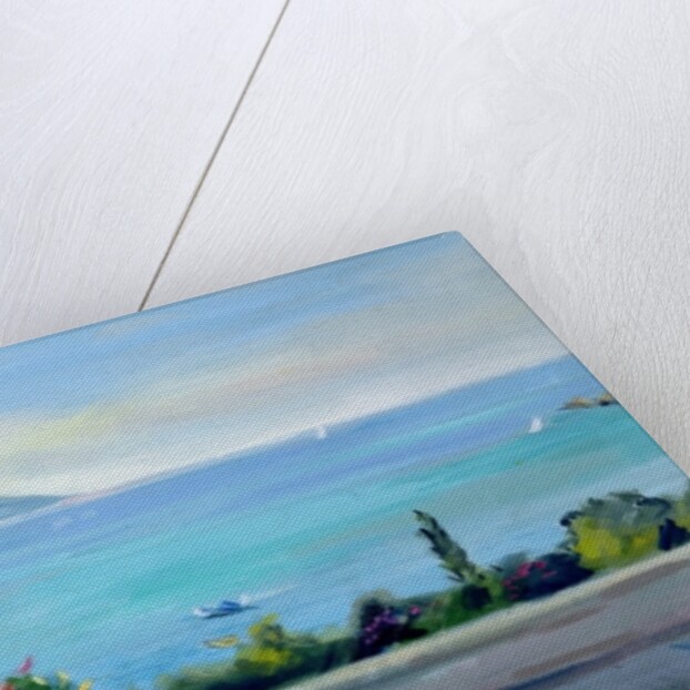 A terrace looking out to sea by Anne Durham