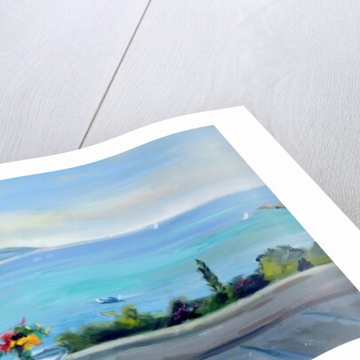 A terrace looking out to sea by Anne Durham