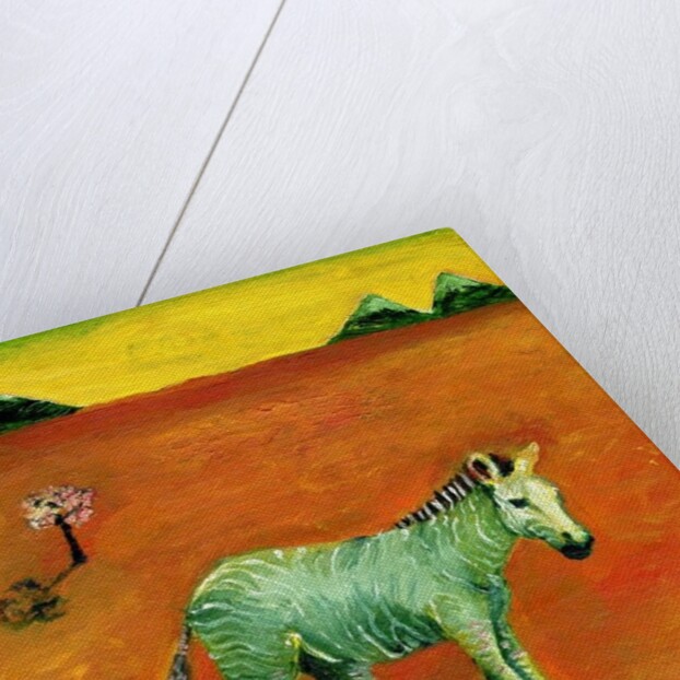 Green Zebra and Cherry Tree, 2016 by Gigi Sudbury