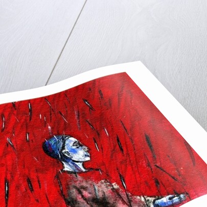 Red Night, Blue Rain, 2005 by Gigi Sudbury