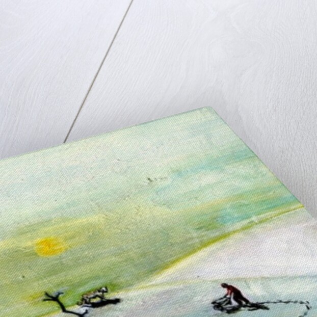 My Wheelbarrow And The Snow Tiger, 2004 by Gigi Sudbury