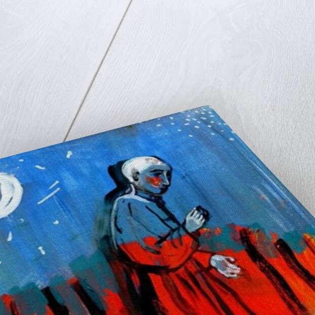 Feeding The Birds. After Giotto, 2015 by Gigi Sudbury