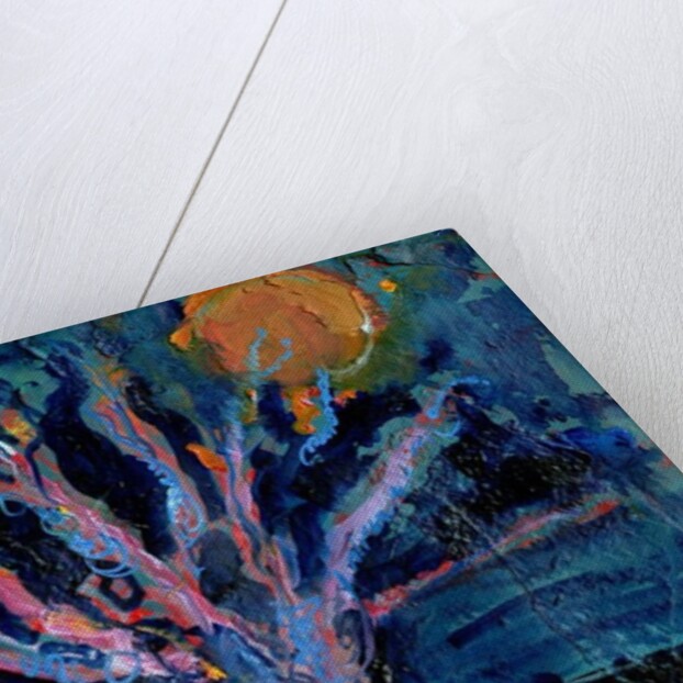 Tree and Strawberry Moon, 2016 by Gigi Sudbury