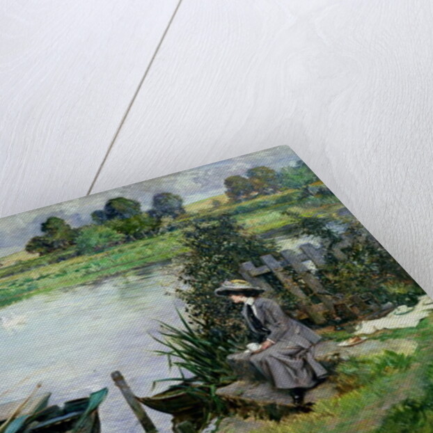 The Thames at Benson, 1912 by Albert Chevallier Tayler