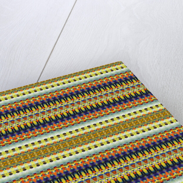 Tribal Orange Stripe by Robyn Parker