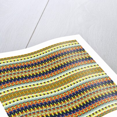 Tribal Orange Stripe by Robyn Parker