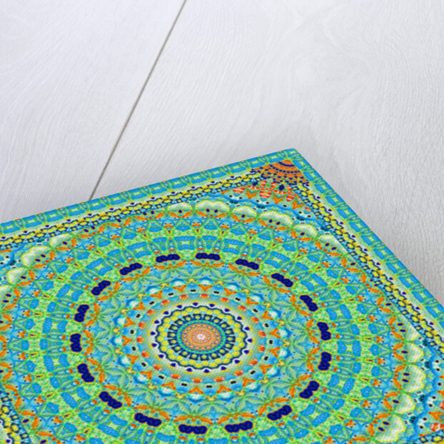 Tropical Fish Wheel Tile, 2016 by Robyn Parker