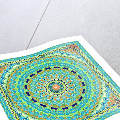 Tropical Fish Wheel Tile, 2016 by Robyn Parker