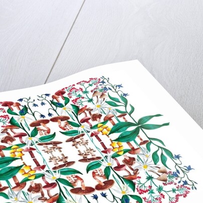 Wild Plants, 2015 acrylic by Charlotte Orr