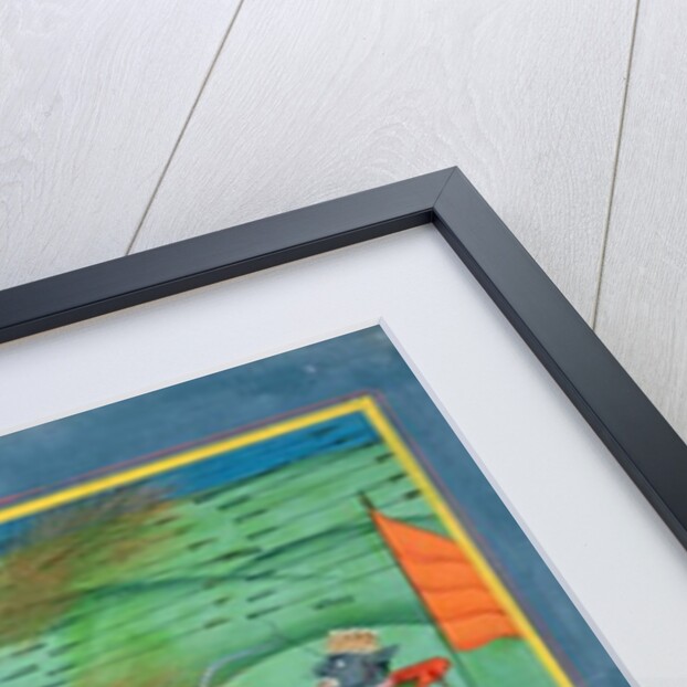 The Battle of Lanka, between Rama and Ravana, King of the Rakshasas by Rajasthani School