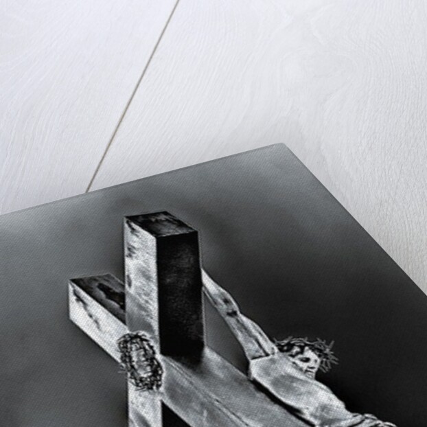 Crucifixion at the Pope's Palace, 2015 by Joy Lions