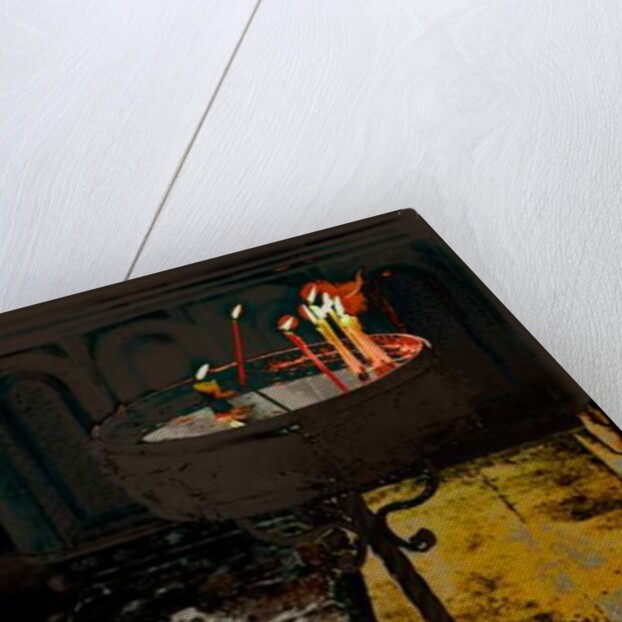 Devotional Candles; from the series Church of the Holy Sepulchre, 2016 by Joy Lions