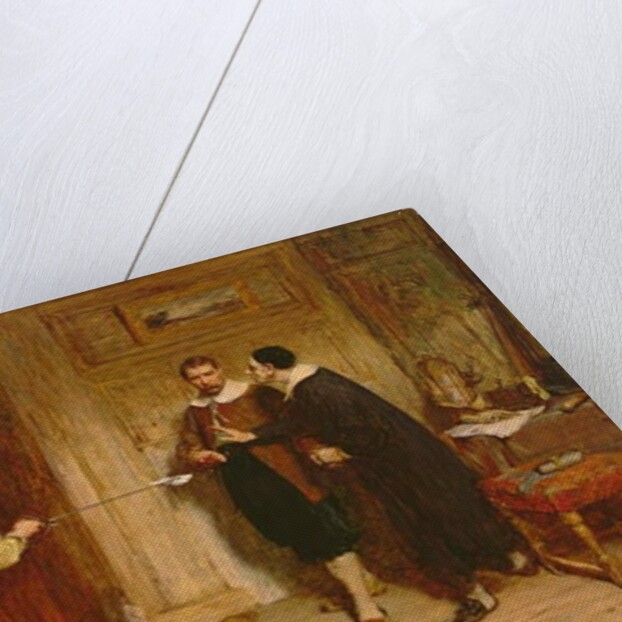 The Challenge: A Puritan's Struggle between Honour and Conscience, 1864 by William Quiller Orchardson