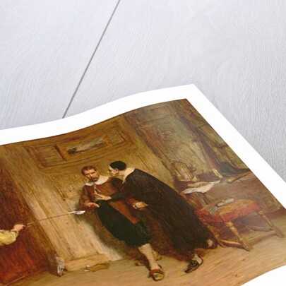 The Challenge: A Puritan's Struggle between Honour and Conscience, 1864 by William Quiller Orchardson