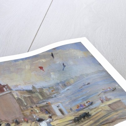 Kite flying at Varanasi, 2012 by Sue Wales