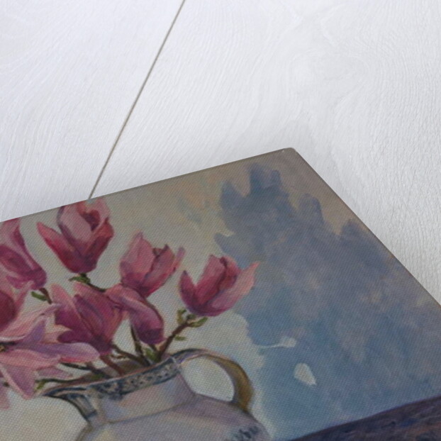 Pink magnolias, 2019 by Sue Wales