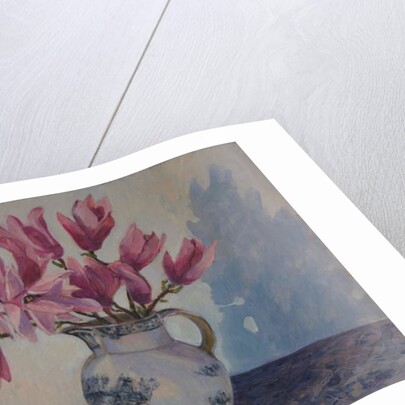 Pink magnolias, 2019 by Sue Wales