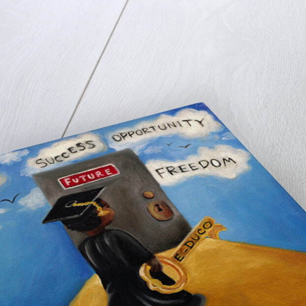 Education is the Key, 2015 by Chris Fabor