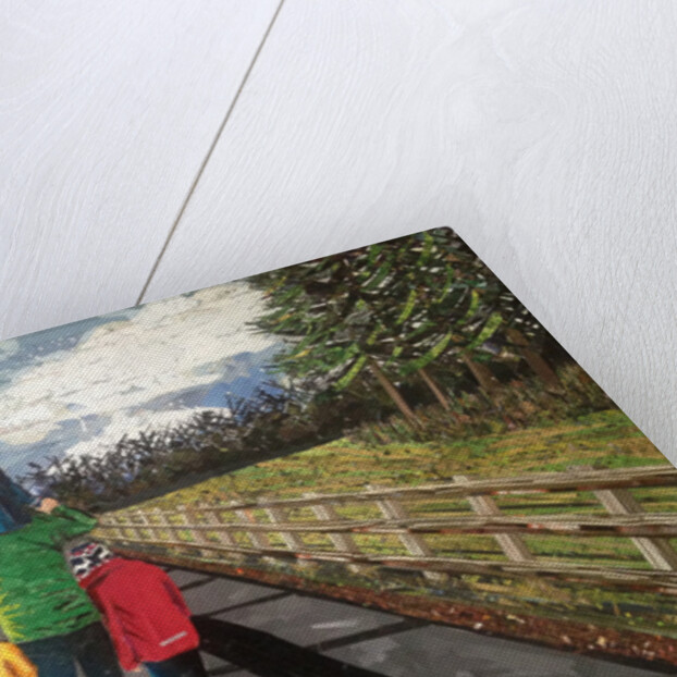 Family Walk, 2015 by Kirstie Adamson