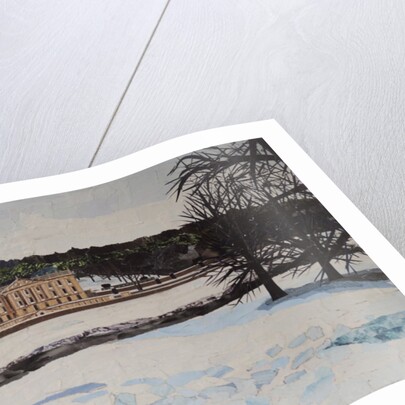 Chatsworth In The Snow, 2017 by Kirstie Adamson