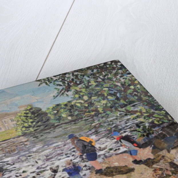 Feeding Ducks Elvaston Castle, 2017 by Kirstie Adamson