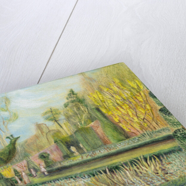 The Long garden, Cliveden: Topiary, 2002 by Mary Kuper