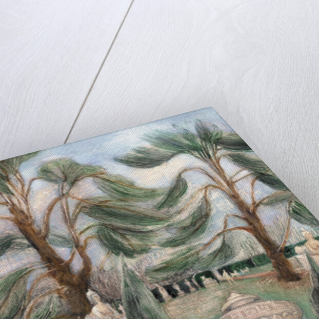 Chiswick House; cedarssphinxes, 2002 by Mary Kuper