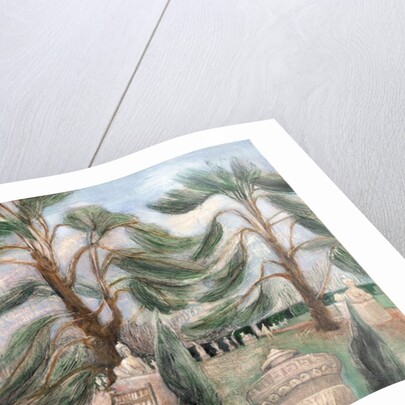 Chiswick House; cedarssphinxes, 2002 by Mary Kuper