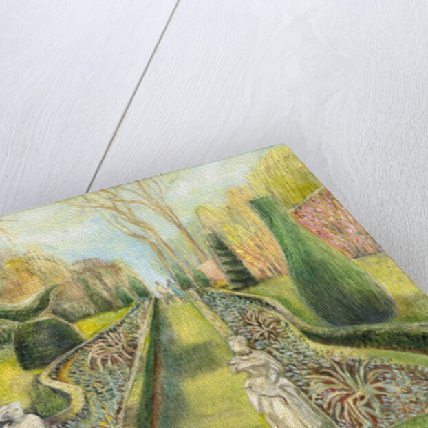 The Long Garden, Cliveden, Statues, 2002 by Mary Kuper