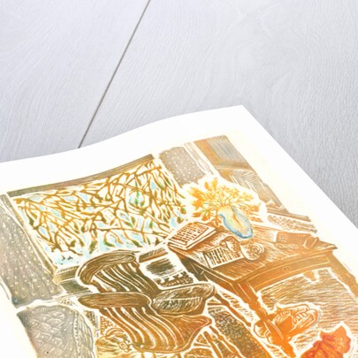 Ginger cat, 1992 by Mary Kuper