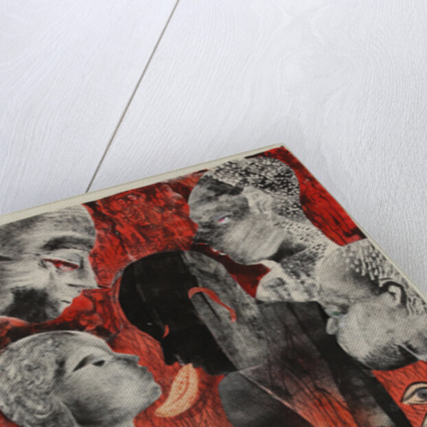 Red, green, black: the envious eye, 2017 by Mary Kuper