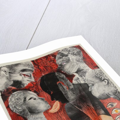 Red, green, black: the envious eye, 2017 by Mary Kuper